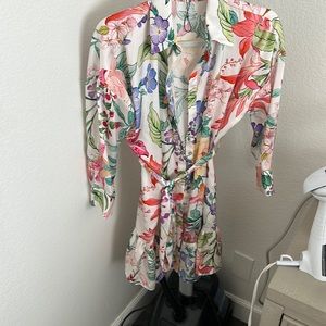 Zara mini floral dress in XS